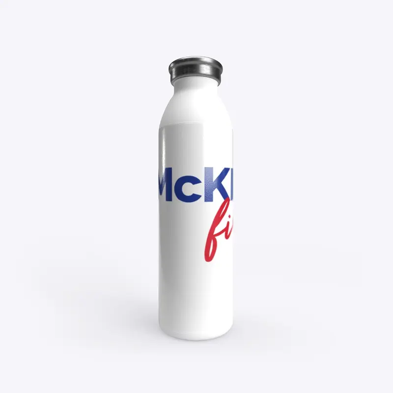 McKinney First Logo Water Bottle