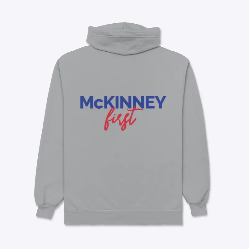 McKinney First Logo Zip Hoodie