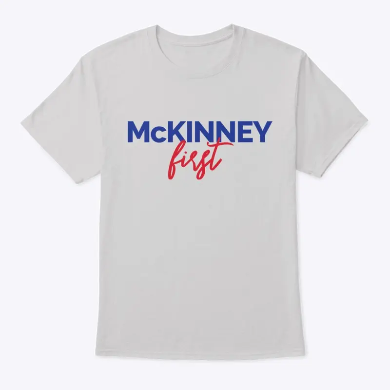 McKinney First Logo Unisex/ Men's Tee